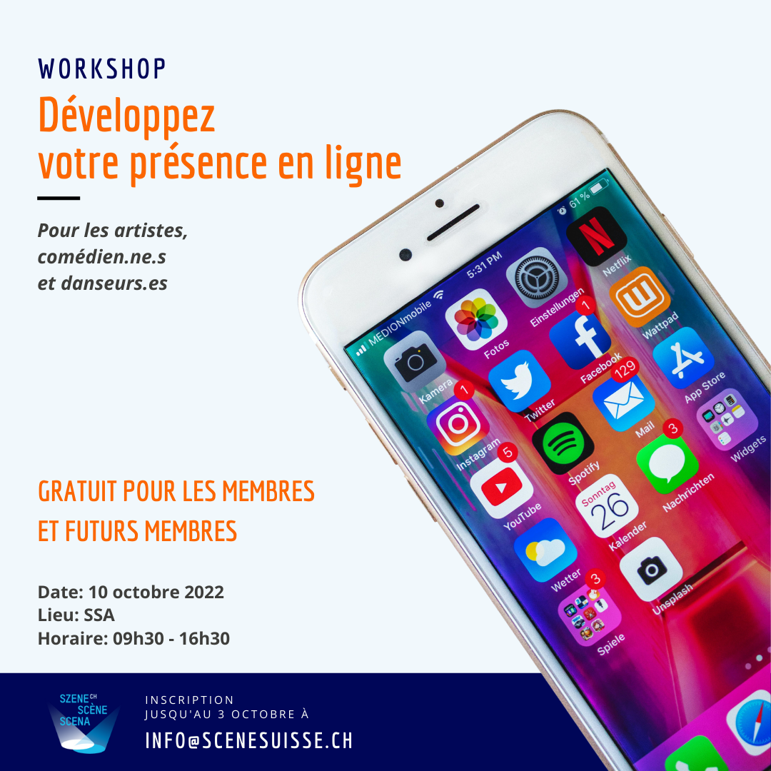 Workshop "Développez votre présence en ligne"